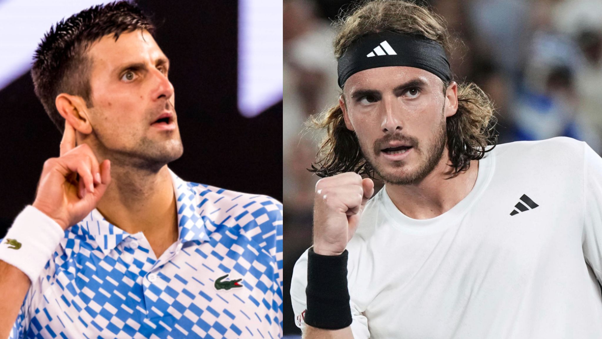 Australian Open Novak Djokovic ion course for a 10th title in Melbourne with Stefanos Tsitsipas standing in his way Tennis News Sky Sports