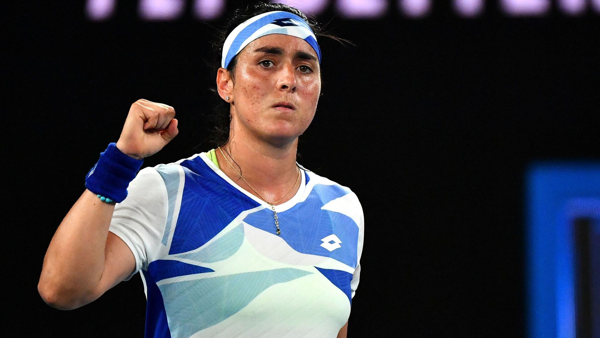 Australian Open Ons Jabeur rallies to victory in Melbourne as Caroline Garcia and Aryna Sabalenka also advance Tennis News Sky Sports