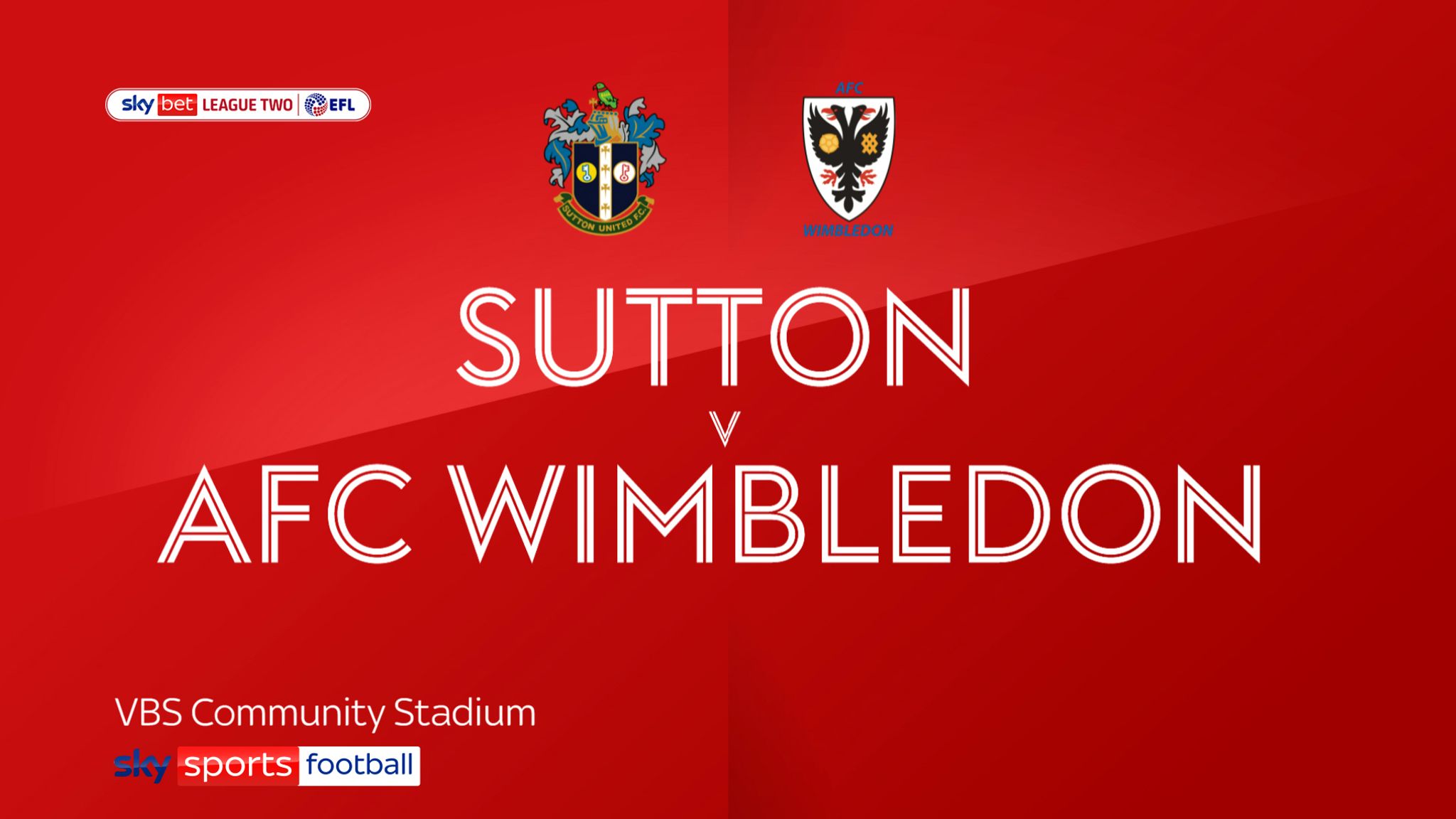 Sutton v AFC Wimbledon preview - News - Sutton United