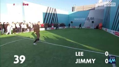 Trundle shows off brilliant skill on Soccer AM!