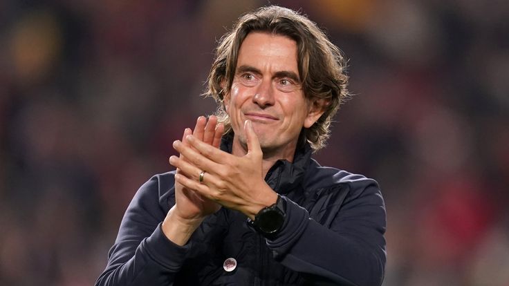Brentford head coach Thomas Frank