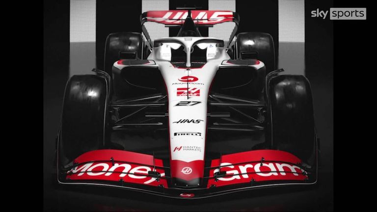 Haas has become the first team to reveal its livery for the 2023 F1 season, releasing these images of how its new car will look