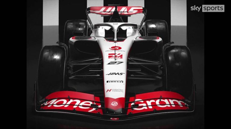 Haas se ha convertido en el primer equipo en revelar su librea para la temporada 2023 de F1, publicando estas imágenes de cómo se verá su nuevo auto