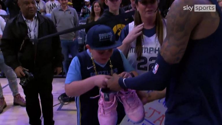 Ja Morant Gifts Game-Worn Nike Kyrie 1 Sneakers to Kid Cancer Survivor –  Footwear News