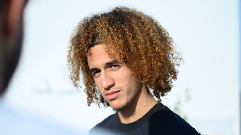 adidas shoot with Manchester United and Tunisia midfielder Hannibal Mejbri
