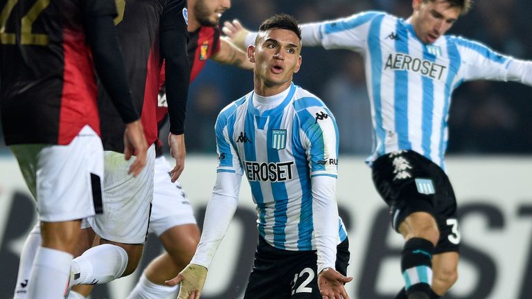 Alcaraz has impressed playing for Racing Club