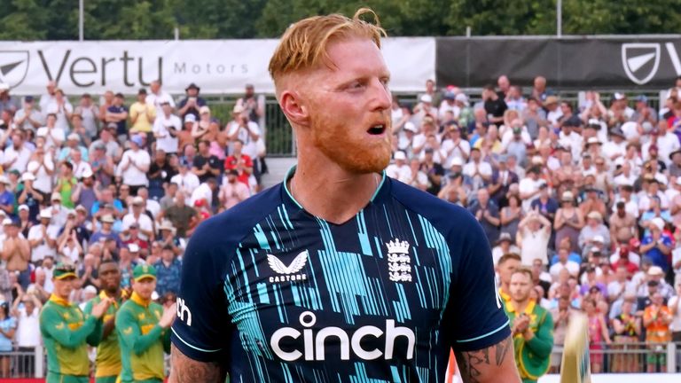 Ben Stokes walks off in final ODI for England (PA Images)