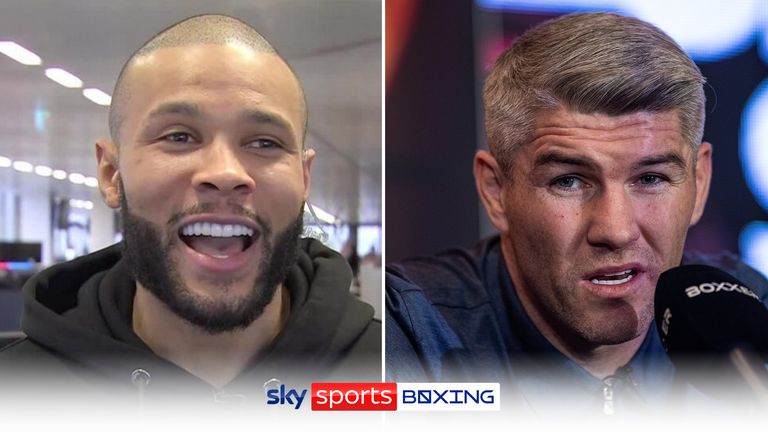 Chris Eubank Jr dice que está 'conmocionado'  Liam Smith después de recibir mensajes acalorados de él antes de su enfrentamiento en Manchester el 21 de enero.