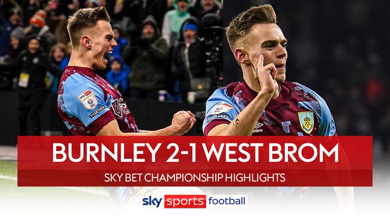 Watch highlights of the Sky Bet Championship match between Burnley and West Brom.