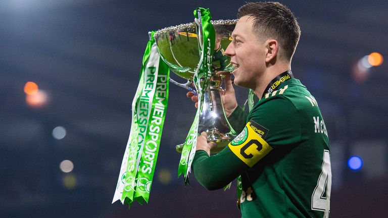 Callum McGregor lifted the League Cup with Celtic last season
