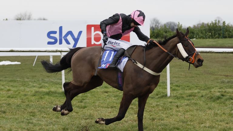 Cooper's Cross stayed clear of drama to win the Sky Bet Chase at Doncaster