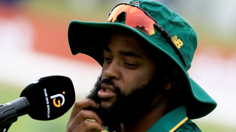 File photo dated 11-07-2021 of South Africa captain Temba Bavuma. Temba Bavuma labelled Bazball a �stupid term� but admitted South Africa will look to adopt some of the principles that have made England a threat in all formats. Issue date: Thursday January 26, 2023.