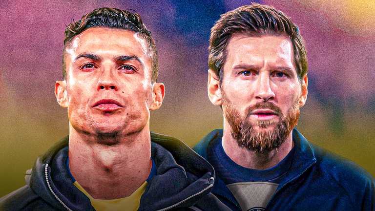 soccer player ronaldo and messi