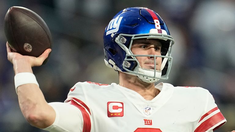 NFL Stats Wild Card weekend: Daniel Jones enjoys historic outing in New  York Giants win while Sam Hubbard produces record fumble return, NFL News