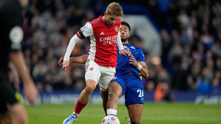 Emile Smith Rowe has not started a game since Arsenal's 2-0 loss to Newcastle in May