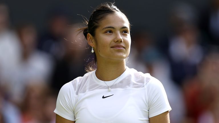 Emma Raducanu file photo
File photo dated 29-06-2022 of Great Britain&#39;s Emma Raducanu, who has sought advice from England captain Harry Kane about life in the sporting spotlight. Issue date: Monday November 7, 2022.