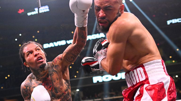 Boxing: The fight in the stands that stopped the fight between Gervonta and  Garcia