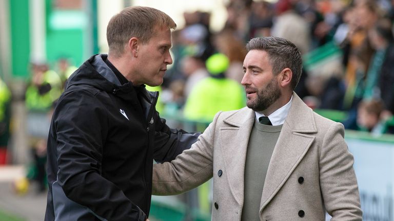 Motherwell manager Steven Hammell and Hibs' Lee Johnson are both under pressure