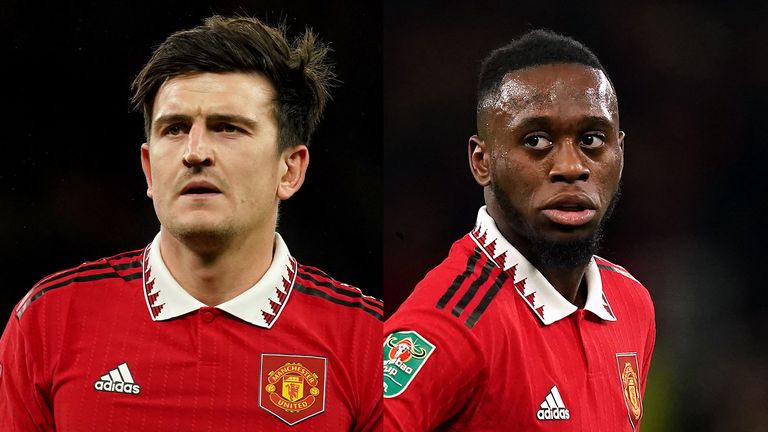 Harry Maguire and Aaron Wan-Bissaka