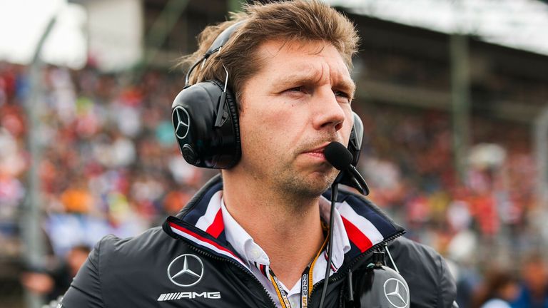 Mercedes head of strategy James Vowles