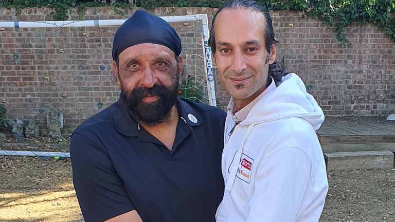 Ex-ref Jarnail Singh and Sky Sports' Dev Trehan have worked together for more than a decade to support South Asians in Football
