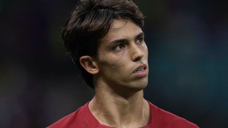 Qatar - Doha - 06/12/2022 - COPA MUNDIAL 2022, PORTUGAL X SUIZA - Joao Felix jugador de Portugal durante un partido contra Suiza en el estadio Education City para el campeonato de la Copa Mundial 2022.  Foto: Pedro Martins/AGIF (vía AP)