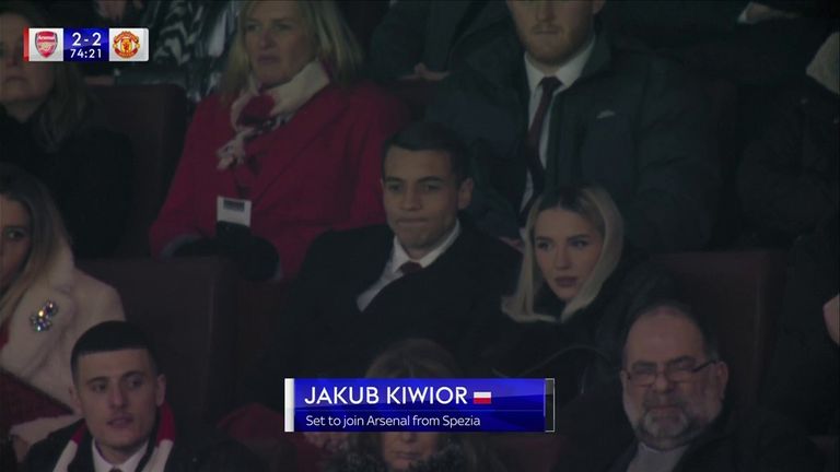 Arsenal-bound defender Jakub Kiwior