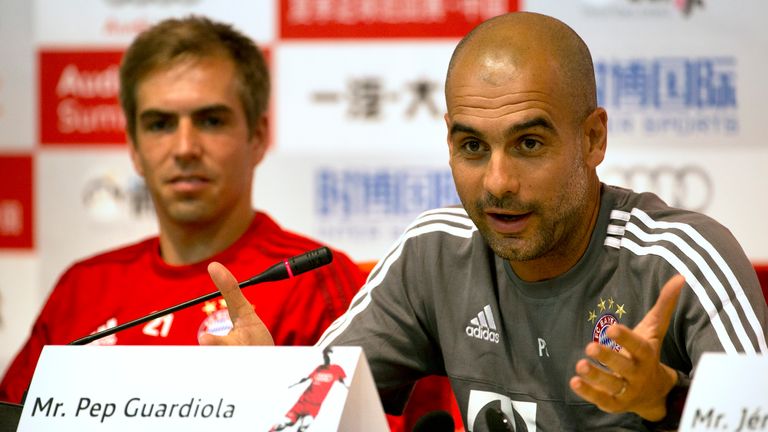 Pep Guardiola turned Philipp Lahm from a full-back into a central midfielder