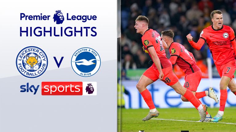 Leicester vs Brighton highlights