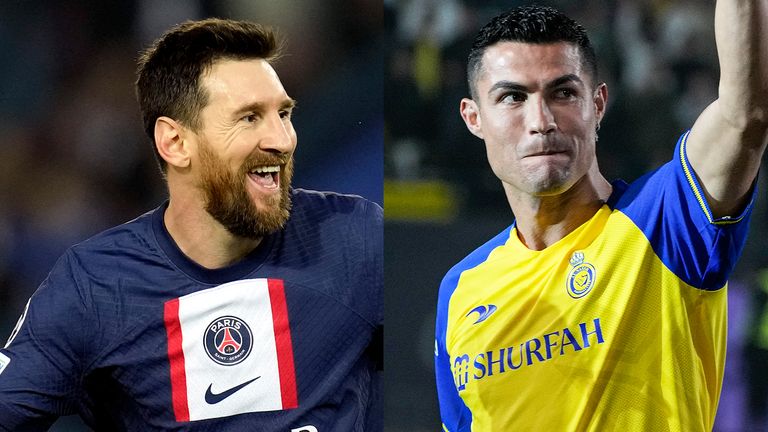 Messi to go against Ronaldo in friendly match between PSG and