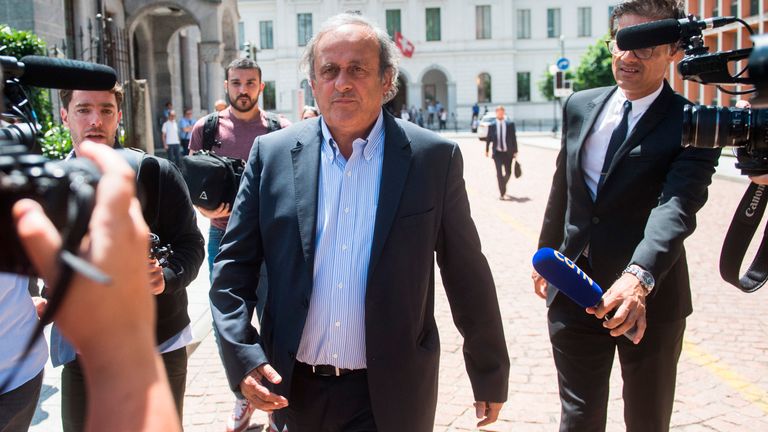 L'ancien président de l'UEFA Michel Platini pourrait remplacer Le Graet