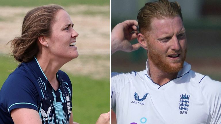 Nat Sciver pic from Getty https://www.gettyimages.co.uk/detail/news-photo/nat-sciver-of-england-celebrates-after-taking-the-wicket-of-news-photo/1408046710?phrase=nat%20sciver%20england&adppopup=true

Ben Stokes pic from PA 