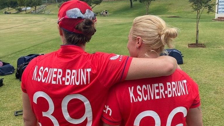 Nat and Katherine Sciver-Brunt share updated kits (Credit: ECB)