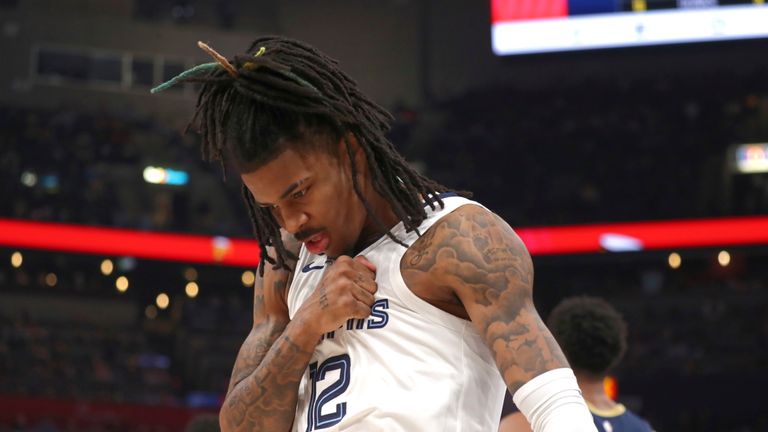 NBA: Ja Morant scores 17 points in return from suspension for