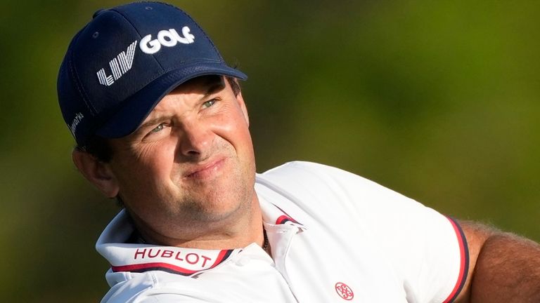 Patrick Reed is four strokes off the lead heading into Monday's final round