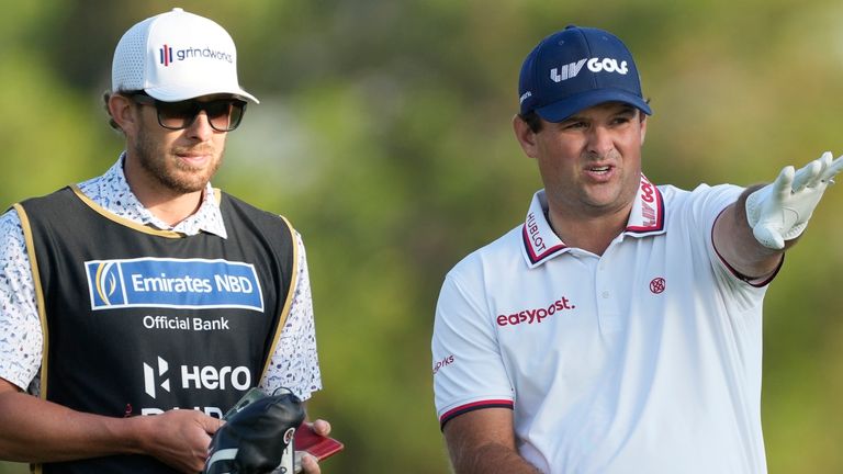 Patrick Reed made bogey at the 17th hole after being involved in a rules controversy