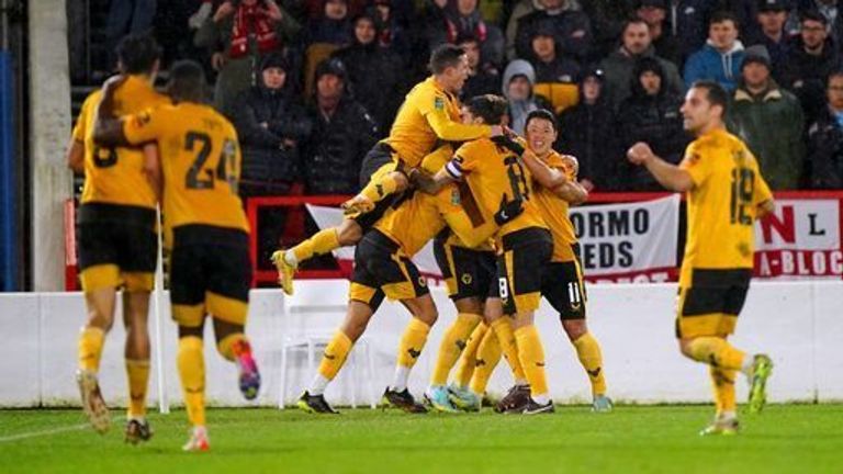 Raul Jimenez equalized for Wolverhampton in the second half