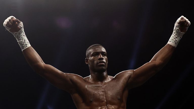 Richard Riakporhe celebrates victory over Fabio Turchi (Photo:  Steven Paston/PA Archive/PA Images)