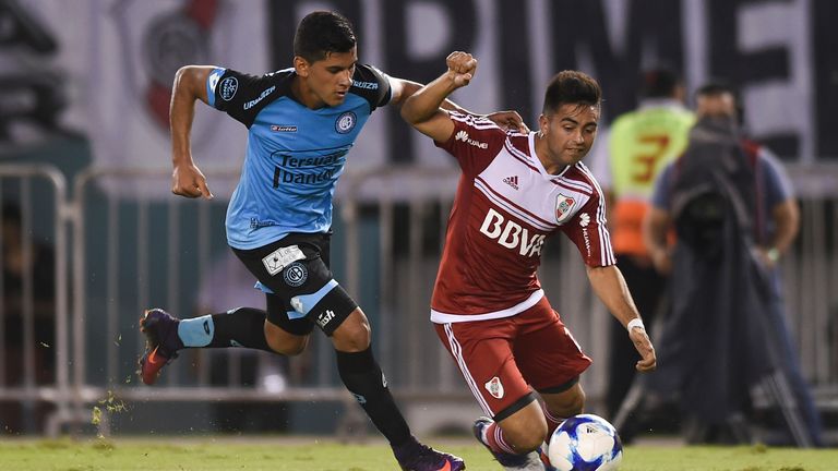 Romero (left) nearly quit football aged 17 while he was playing for Belgrano