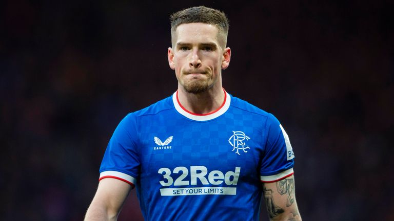GLASGOW, SCOTLAND - JANUARY 15: Rangers&#39; Ryan Kent during a Viaplay Cup Semi Final match between Rangers and Aberdeen at Hampden Park, on January 15, 2023, in Glasgow, Scotland. (Photo by Ross MacDonald / SNS Group)