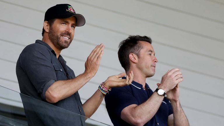 Ryan Reynolds and Rob McElhenney became joint owners of Wrexham in February 2021