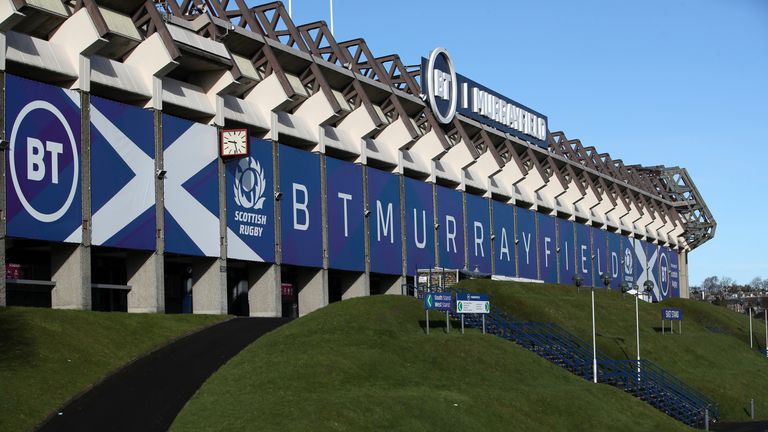 A general view of Murrayfield