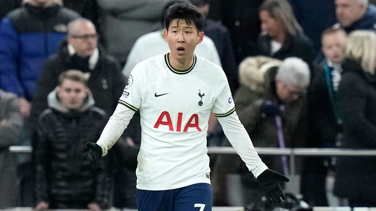 Tottenham's Heung-Min Son has scored just one goal in his last ten matches