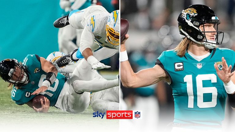 A look back at a rollercoaster game for Jacksonville Jaguars quarterback Trevor Lawrence as he followed up four first-half interceptions with a four-TD display