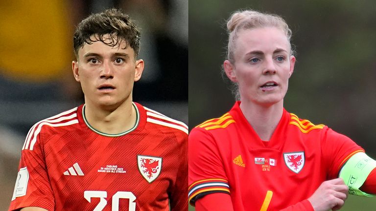 Dan James and Sophie Ingle - AP Photo/PA