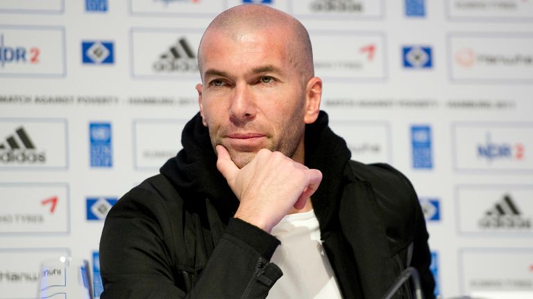 Zidane has been out of work since May 2021
