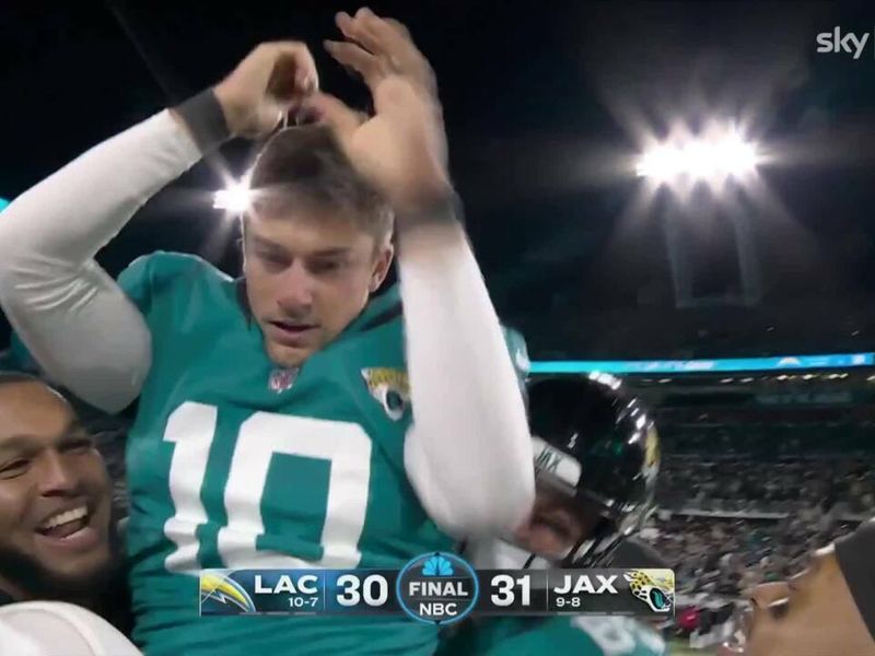 FOX Sports: NFL on X: #DUUUVAL INCREDIBLE COMEBACK! Trevor Lawrence and  the @Jaguars take down the Chargers at home and are heading to the  divisional round!!!! 