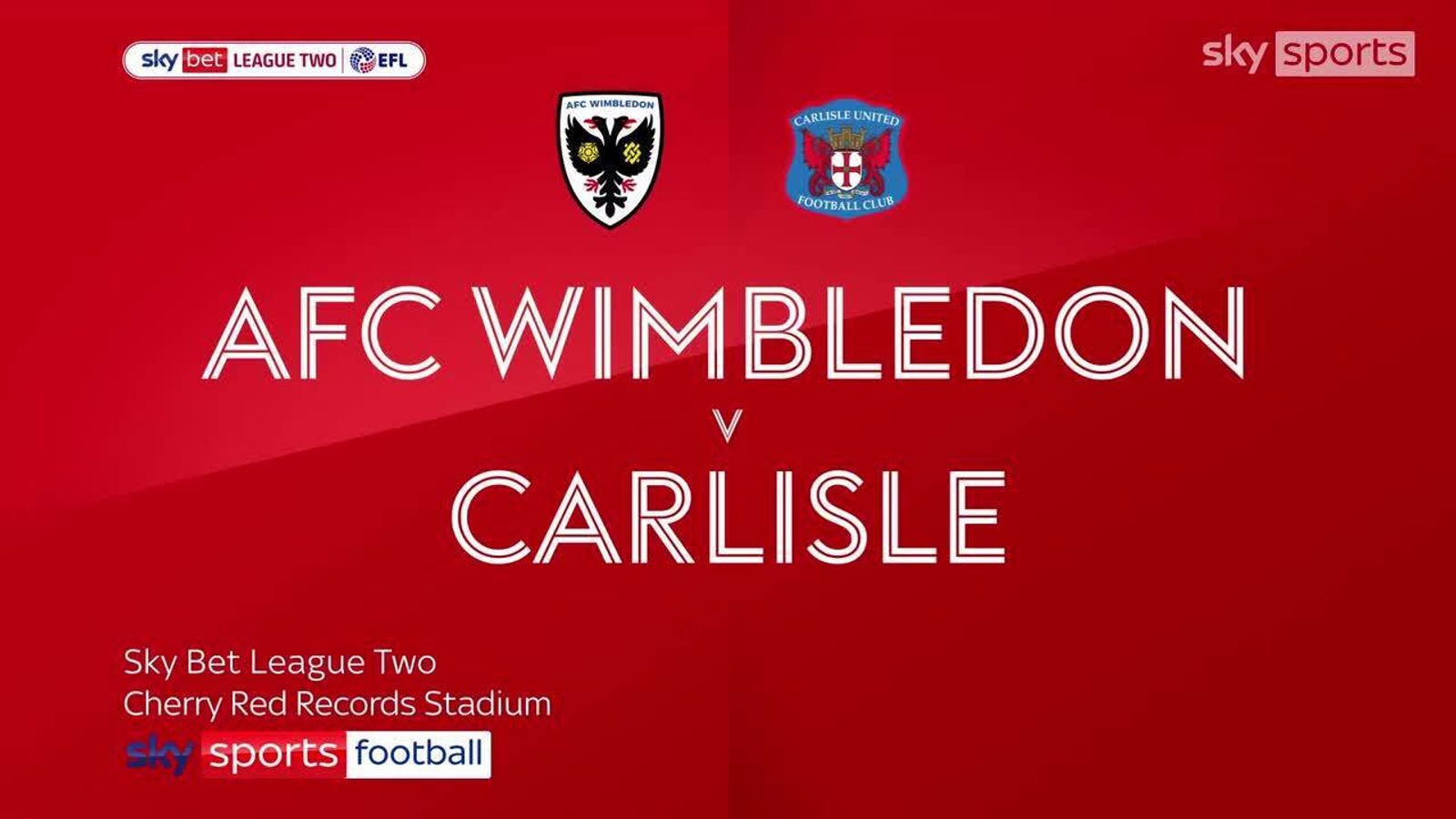 AFC Wimbledon 0-0 Carlisle: Goalless at Plough Lane | Football News ...