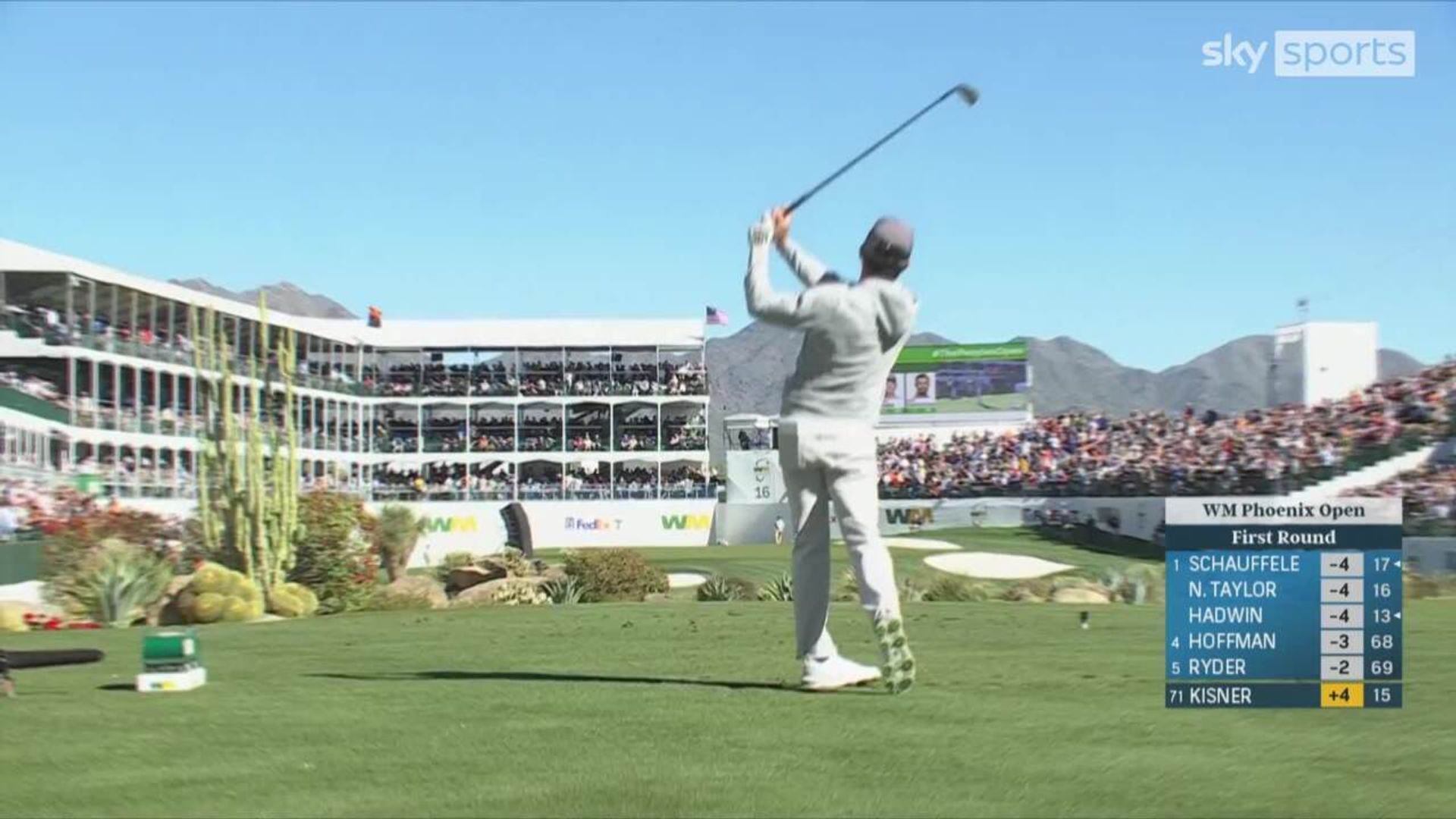 'Oh so close!' | Kisner almost holes tee shot at 16th!