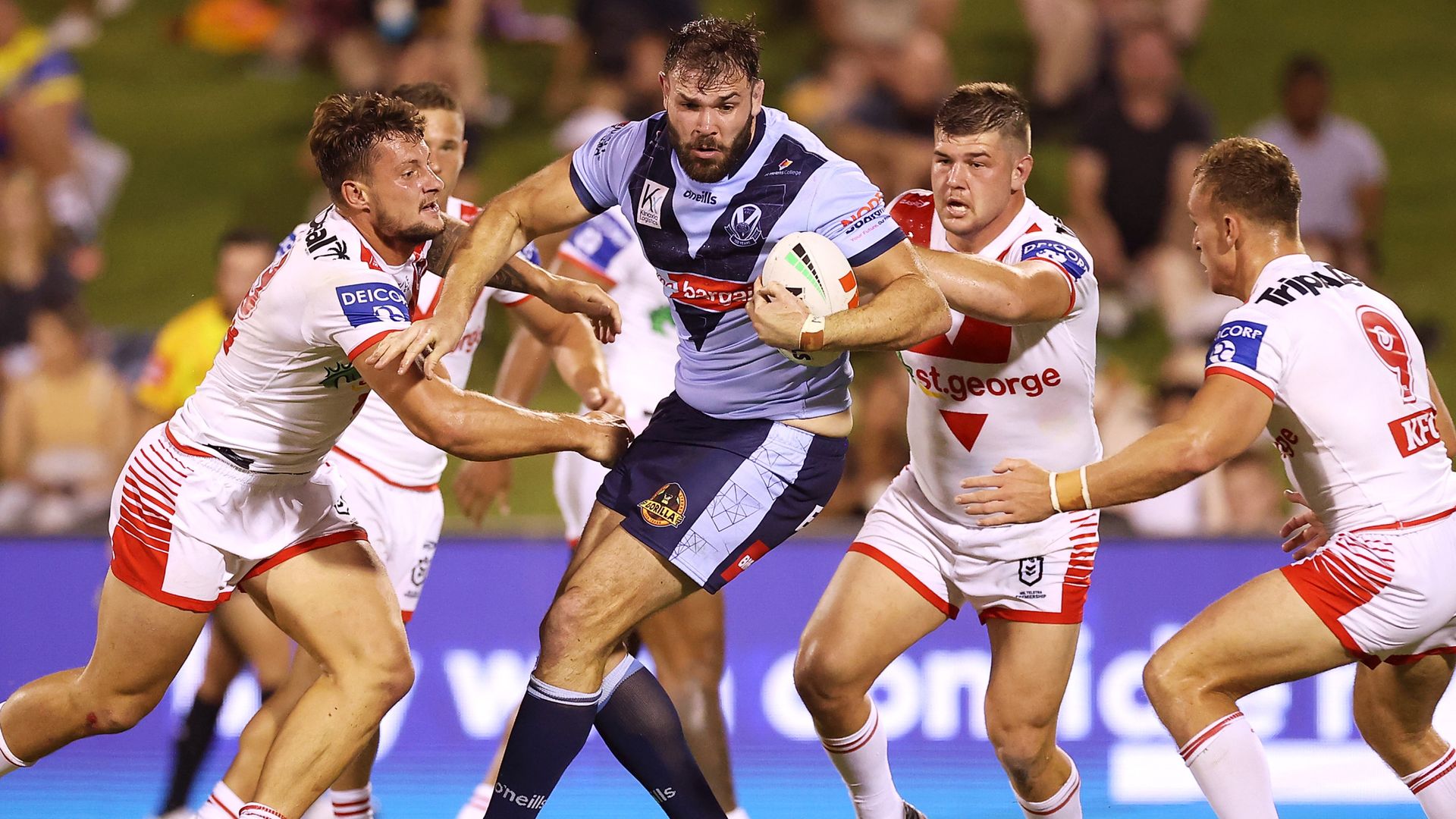 St Helens warm-up for World Club Challenge with comfortable Dragons win